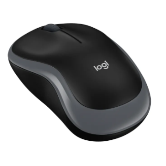 Logitech B175 Wireless Mouse, 2.4 GHz with USB Nano Receiver, Optical Tracking, 12-Months Battery Life, PC / Mac / Laptop - Black